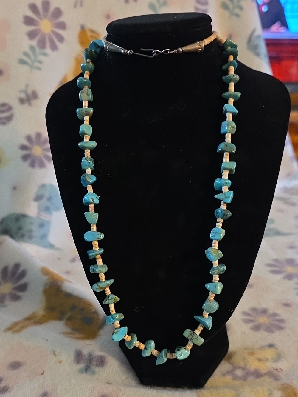Handcrafted Turquoise Chip Necklace - Women Jewelry